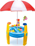 Outdoor Sand and Water Table Toy with Umbrella V196-8804A