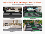 Interlocking Drainage Mat, 41.5 x 41.5 cm Modular Interlocking Cushion, 24 Pcs Splicing Drainage V952-CKPSD157157IYIV1HV0