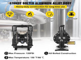 75 GPM Air-Operated Double Diaphragm Pump 2 Inch Inlet And Outlet V952-YBGMBQBY4-50L0001V0