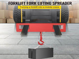 Forklift Lifting Hook 6000 LBS Capacity Forklift Lifting Hoist Swivel Hook Mobile Crane Forklift V952-2TCCDGJ0000000001V0