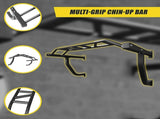 Wall Mounted Multi Grip Chin Up Bar Heavy Duty Pull Up Station for Upper Body Training V63-822411