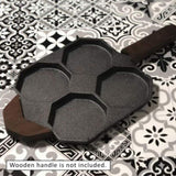 Cast-Iron Traditional Egg Pan Pre-seasoned Non-Stick 23cm V274-HA-MM-EGG4-BK