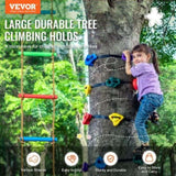Ninja Tree Climbing Kit, 12 Tree Climbing Holds, 6 Ratchet Straps, and a Climbing Ladder, Climbing V952-PSZJTZ12PCSDLD8RSV0