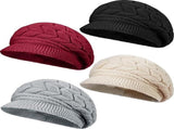 Ladies' Hat - Beanie Hat - - Ladies' - 4 Pieces - Knitted hat for ladies - Warm Winter V1188-MS101-02400-1
