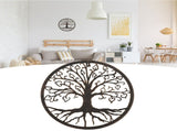 Metal Wall Art Tree Tree Shape Modern Minimalist Iron Tree Art Wall Decor Tree Wall Decor for Living V1294-YM0716-3115220061111