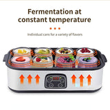 Eight-cup home yogurt maker, homemade with no additives, enjoy healthy deliciousness and freedom. V1232-SNJ-001