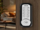 Mechanical Keyless Entry Door Lock, 2.0 Code Upgrade, 4-7 Digits Code, Single-Sided Push Button V952-JXMMSYSQXQRSNIU67001V0
