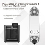 3Pcs Integrated Hardened Steel Nozzles with Anti Leakage Integrated Design Supports High Speed V1366-AZ2-W-15015