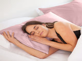 SILK PILLOW CASE TWIN PACK - SIZE 51X76CM - Lilac ABM-10002251
