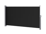 Instahut Side Awning Sun Shade Outdoor Retractable Privacy Screen 1.8X3M Black AWN-B-SIDE-FC-180-BK