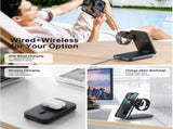 CHOETECH B750 Qi2 Certified 3-in-1 magnetic charger Stand with 10000mAh battery V28-ELECHOB750