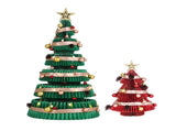 Jingle Jollys 47cm&111cm Christmas Tree Decoration Foldable Xmas Paper Tree PAPER-XMAS-SET-MIX-01