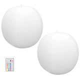 LED Solar Ball Lamp Remote Color Changing Pool Floating Light for Lawn Beach Landscape White V1294-YM0901-3111200240411