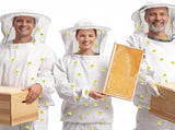 41 Pcs Halloween Beekeeper Costume Set Include 1 Beekeeper Set 20 Felt Bee 20 Round Tape for V1258-DP02-C-2225