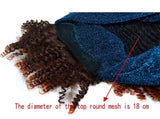 Gradient Curly Headscarf Wig For Small Heads PRL-7012739550DBT
