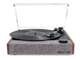 Victrola Eastwood II Turntable - Walnut Bundled Record Storage Crate V398-VTA-74-WLN-BSC