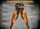 ELEAD 1188Pcs Ferrule Crimping Tool Kit w/ Automatic Wire Stripper & Crimper V465-70196