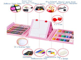 208 PCS Art Supplies,Drawing Art Kit for Kids Adults Art Set with Double Sided Trifold Easel,Oil V1192-AZ-W-31021