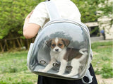 Expandable Travel Cat Backpack Carrier Polarized Tinted Bubble Window Pet Backpack Grey V1263-JX-6877