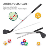 3-in-1 Kids Golf Putting & Tossing Game Set for Indoor/Outdoor Family Fun Includes Stainless Steel V1341-ZY-SA5HBJHP-B