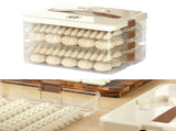 Dumpling Storage Box Large Capacity Multi Layer Transparent Plastic Airtight Food Container Kitchen V1294-YM0703-3118230143812