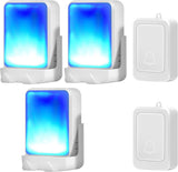 Doorbell - Wireless Doorbell - Wireless Doorbell - Doorbells - 2 transmitters and 3 receivers - With V1188-MS-313-0219
