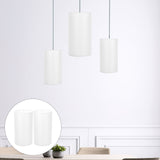 SWETRACE Lamp Shade for Cylinder Lamp White Linen 2Pcs 9.8x5.5x5.5in V1189-LWWAL-20260327-03516