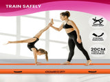 Powertrain Airtrack 20cm Thick 3m x 1m Inflatable Gymnastics Tumbling Mat Air Track - Orange IFM-HL-301-ORG