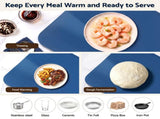 Devanti Food Warming Mat 60 x 38cm Electric Food Warmer With Timer FWM-6D-BL
