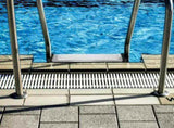 Stainless Steel Pool Ladder with Anti- Steps for Above Ground and Inground Pools, Finish V1192-AZ-W-34499