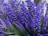 Artificial Lavender Outdoor Garden Decor 20 Inch Tall Plastic Flowers for Yard, Porch, and Patio V1370-AZ4-09367