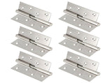 6 Set Flag Hinge Door Furnitures Silent Bearing Butt Hinge Household Hardware Accessories V1294-YM0901-3114200082011