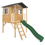 Lifespan Kids Burleigh Cubby House with 2.2m Slide V572-LKCH-BUR-GN