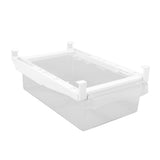 Refrigerator Bins Extended Handle Spring Lever BPA Free 1 Grid Hanging Fridge Drawer V1294-YM0716-3118220147511