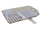 Dish Drying Rack Multifunctional PP Space Saving Clean Hygienic Dish Drainer for Kitchen Sink V1294-YM0710-3118230289011