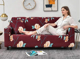 2 Seater Jacquard Elastic Sofa Cover Anti-Slip Stretch Slipcover V1263-JX-3539