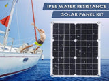 30W D C 9V/18V Flexible Solar Panel with 30A L-ED Display Controller Kit Set with USB/ Type C V1294-YM0901-L4226-30A