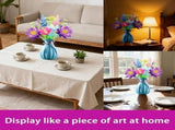 Flower Bouquet Building Set for Adults Women,Botanical Collection Unique Home Dcor or Office V1369-AZ3-W-22266