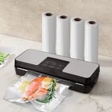 Devanti Food Vacuum Sealer Machine Auto Seal Cutter 5 Modes Storage Bags 28cm 6m 4 Rolls FVS-30-BAG-28X2