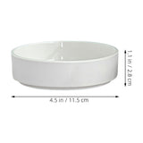 Worgeous Hydroponic Ceramic Tray Indoor Garden Pot Saucers Plant for Pots White V1189-LWWAL-20260327-03490