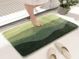 Green Bath Mat - Super Absorbent, Non-Slip Bathroom Floor Mat - 50x80cm V888-ELOSUNG19384