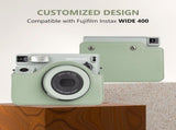 Fuji WIDE 400 Camera Case, PU Leather Protective Case Compatible for Instax WIDE 400 Instant Camera V1366-AZ2-W-02287