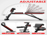 Adjustable FID Ab Abdominal Weight Press Bench Fitness Incline Sit up Gym Flat V610-GYM-DUMBEN-83129