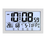 Auto Set Digital Wall Clock Battery Operated,Desk Clocks with Temperature,Humidity Display Digital V1189-WXFWAL-20260319-01143