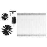 VEVOR 29 Pieces 12.2M Dryer Vent Cleaner Kit, Include 3 Different Sizes Flexible Lint Trap Brush, V952-GDQJSSTK40YC672IRV0