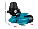 Giantz Peripheral Water Pump Garden Boiler Car Wash Auto Irrigation QB80 Black PUMP-QB80-TPC