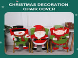 Christmas Decoration Chair Festival Cover Chair Cover Ornament Dinner Decor V1294-YM0716-220617LD0242