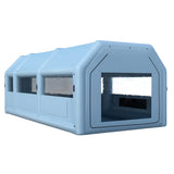 Giantz Inflatable Spray Booth 8.5X4.6M Car Paint Tent Filter System 2 Blowers SPRAY-BOOTH-8.5X4.6-BL-ABC