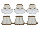 6Pcs Desktop Table Lamp Cover Fabric Lampshade Accessory for E14 Chandelier Light Bulb V1294-YM0901-3119200094011