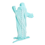 Animal Onesie Costume Soft Flannel Adult One Piece Animal Pajama for Women and Men Turquoise M V1294-YM0901-240815FB03-10